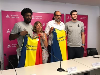 Presentem dos nous jugadors del BC Morabanc Andorra