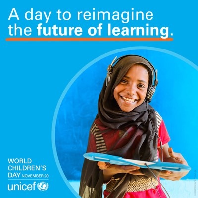 Juntament amb UNICEF, pintem el món de blau #GOBLUE